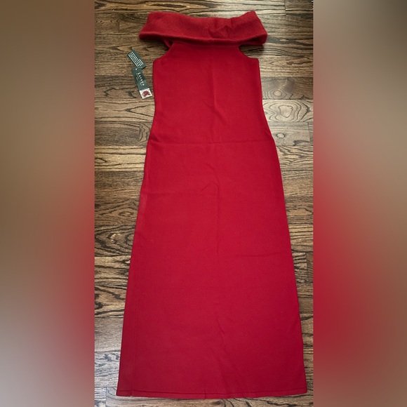 ralph lauren red strapless dress Ralph lauren holiday dress